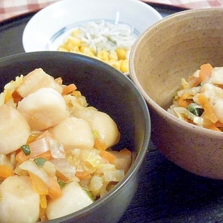 【親子で】小町麩と野菜の丼